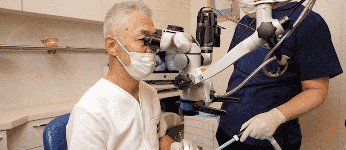 マイクロスコープによる治療